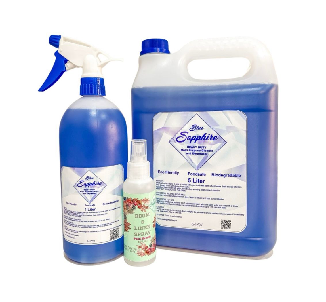 May Special - Blue Sapphire Multipurpose 5L +1L + 100ml Room Spray